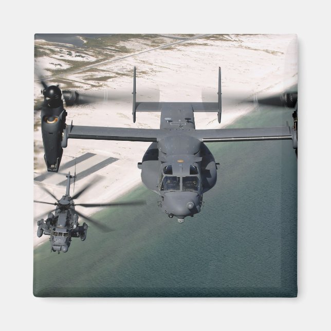 A CV-22 Osprey och MH-53 Pave Low Magnet (Framsidan)