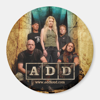 A.D.D.D. Magnet - Round