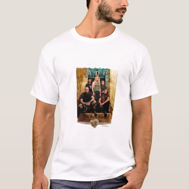 A.D.D. T-tröja - vit Tee (Framsida)