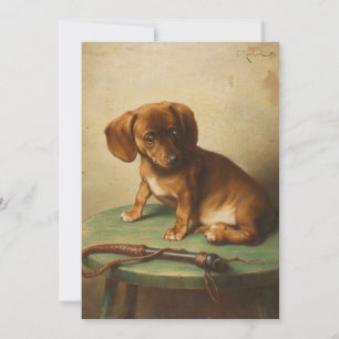 A Dachshund Puppy Carl Reichert