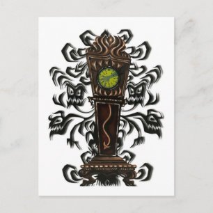 A.Daley Original 13:e TIMME CLOCK-vykort Vykort
