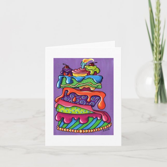 A.Daley Original BIRTHDAY blank-kort Kort (Framsida)