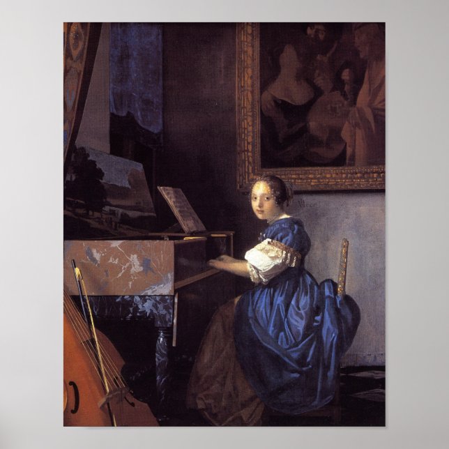 A Dam som är beläget på den jungfruliga sidan Poster (Framsidan)