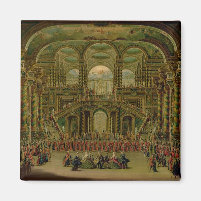 A Dance in a Baroque Rococo Palace Magnet (Framsidan)
