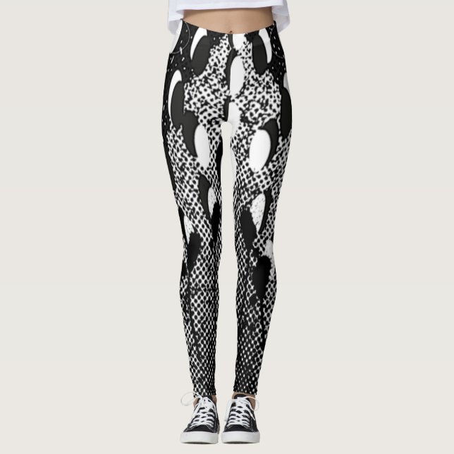 A Dance of Shadows and Light, Yoga Leggings (Framsida)