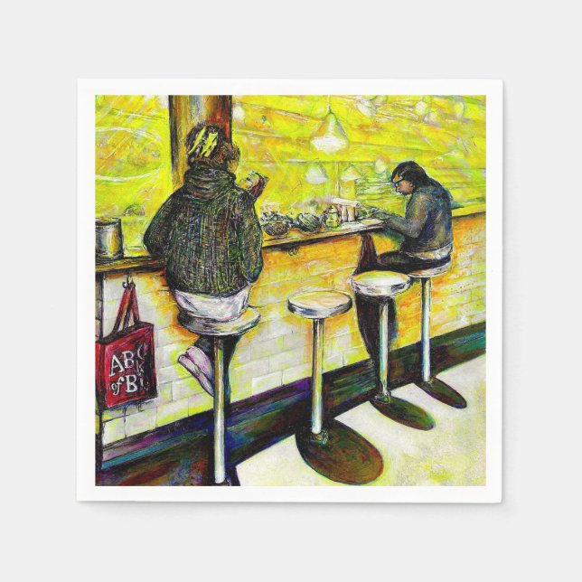 A Day Off from Crazy Pappersservett (Framsidan)