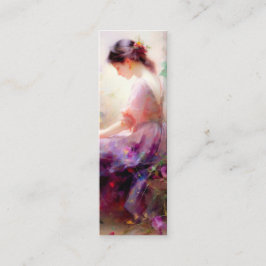 A Daydröm of Flowers Bookmark Mini Visitkort