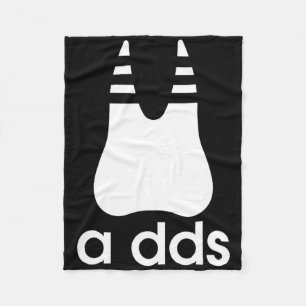 A Dds - Funny Dentist Tandvård Dental Medicine De Fleecefilt