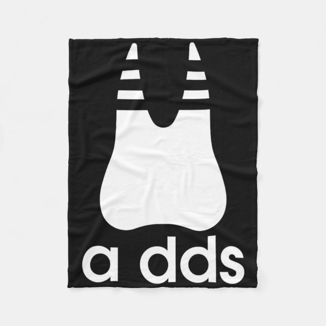 A Dds - Funny Dentist Tandvård Dental Medicine De Fleecefilt (Framsidan)