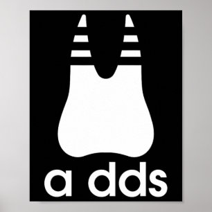 A Dds - Funny Dentist Tandvård Dental Medicine De Poster