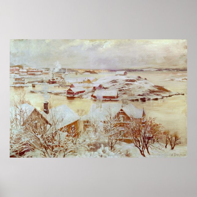 A December Day c.1893 Poster (Framsidan)