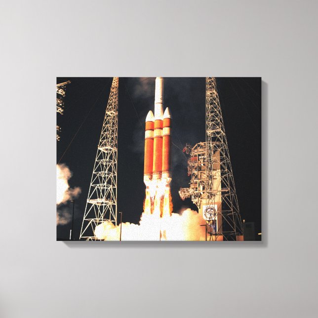 A Delta IV Heavy Rcket hiss av Canvastryck (Framsida)