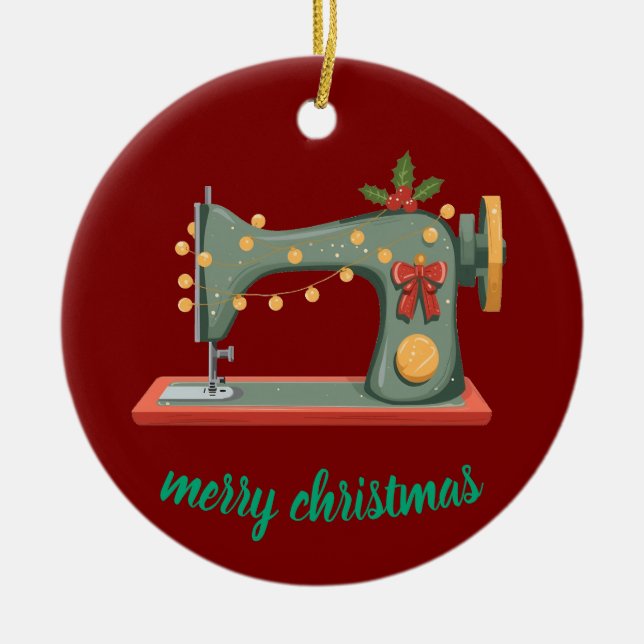 a design for sewers julgransprydnad keramik (Framsidan)