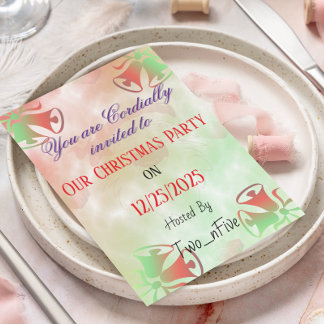A Different Kind of Christmas Party  Inbjudningar