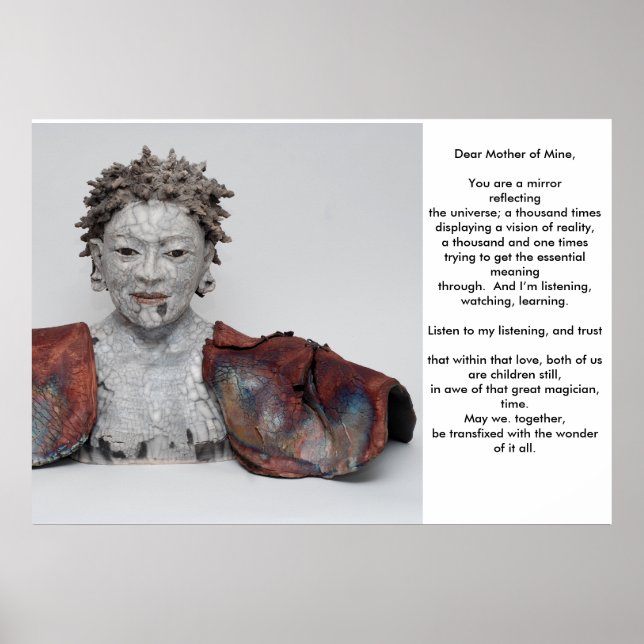 A Dikt för Mor Poster (Framsidan)