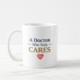 A Doctor Who Truly Cares Personalized gift Kaffemugg