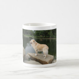 A Dog At A Pond Kaffemugg