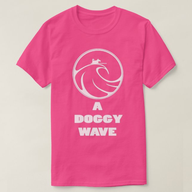 A Doggy Wave T Shirt (Design framsida)