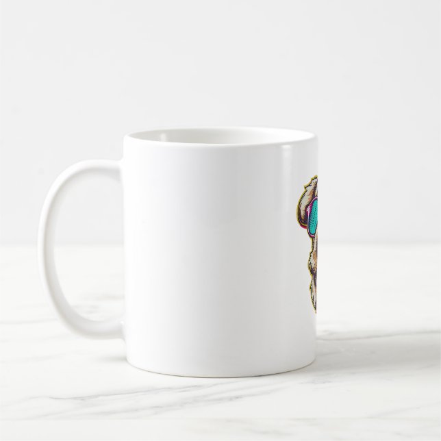 A DORABLE D O G MED SOL GLASSER KAFFEMUGG (Vänster)