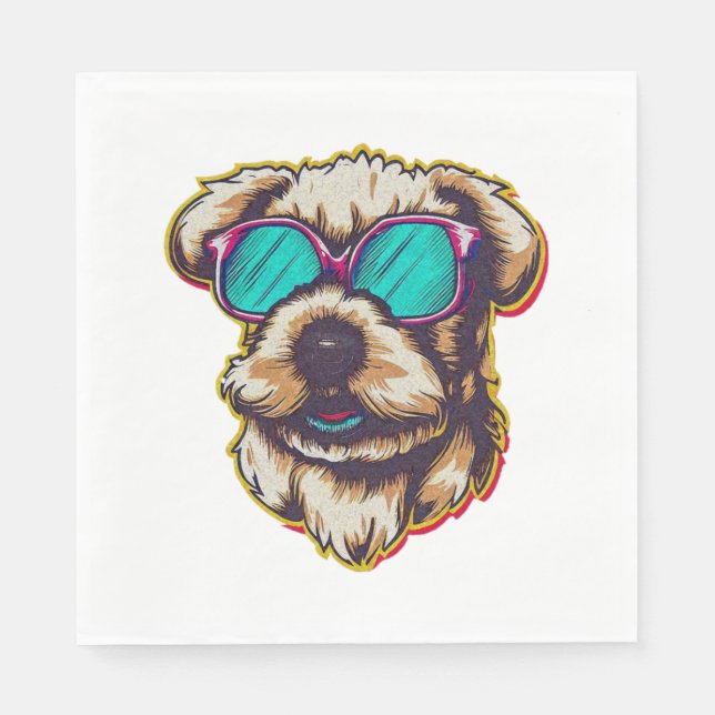 A DORABLE D O G MED SOL GLASSER PAPPERSSERVETT (Framsidan)
