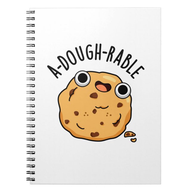 A-dough-able Funny Cookie Pun Anteckningsbok (Framsidan)