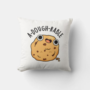 A-dough-able Funny Cookie Pun Kudde