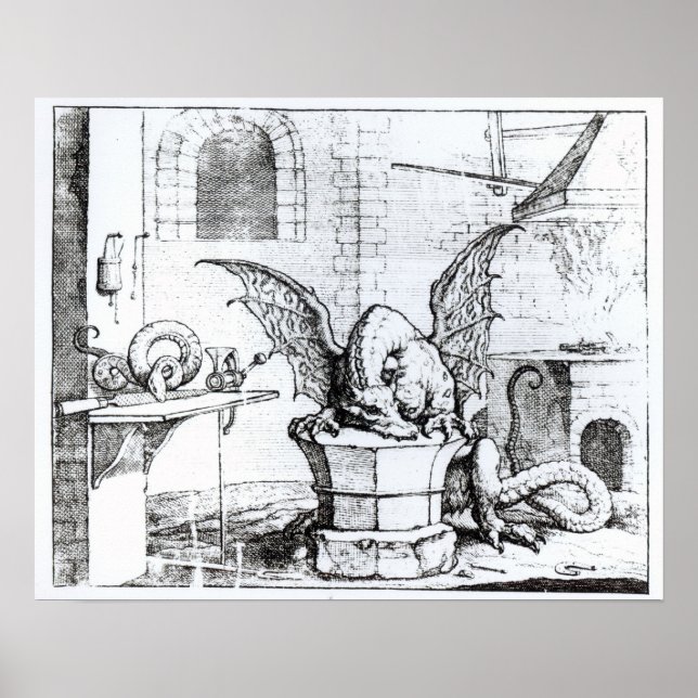 A Dragon in a Workshop Poster (Framsidan)