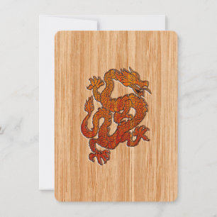 A Dragon in oriental Bamboo