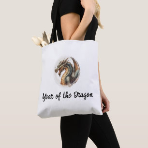 A Dragon Watercolor Year of the Dragon Tygkasse