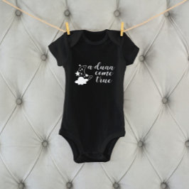 A Duaa Kom True Muslim Baby Black Bodykostym T Shirt