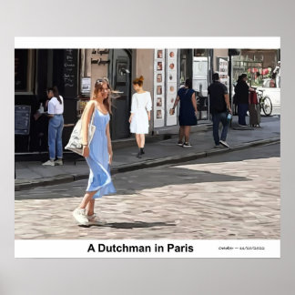A Dutchman i Paris Poster