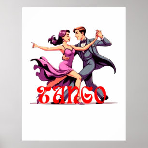A Dynamic Portrayal of a Samurai in Mid-Stride Pos Poster