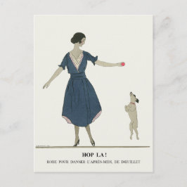 A. E. Marty Art Deco-moteillustrationsplatta Vykort