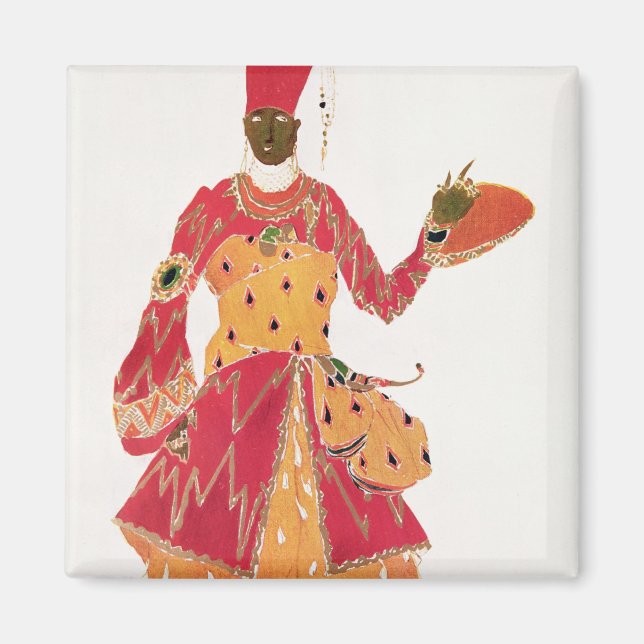 A Eunuch, från baletten "Scheherazade" Magnet (Framsidan)