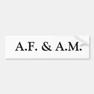 A.F. & A M. BILDEKAL