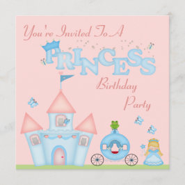A Fabulous Princess Party Inbjudningar
