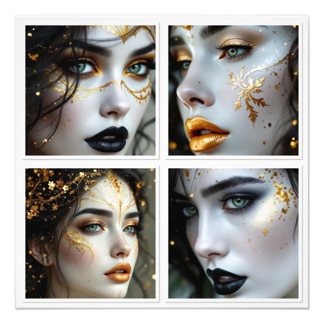 A Face In Time  Fototryck (Framsidan)