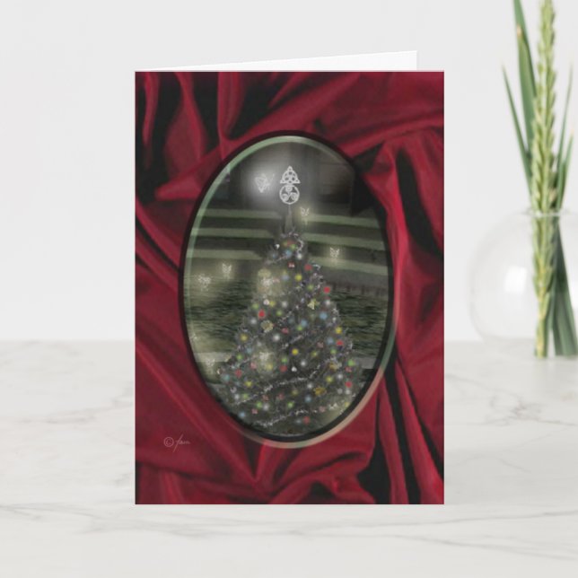 A Fairy God jul Helgkort (Framsida)