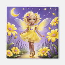 A Fairy - Gult Magnet