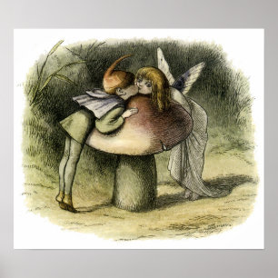 "A Fairy Kiss" av Doyle - Skriv ut Poster