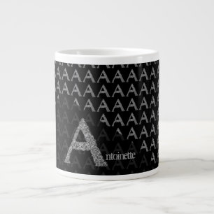 A - Falck Alphabet (Silvery) Jumbo Mugg