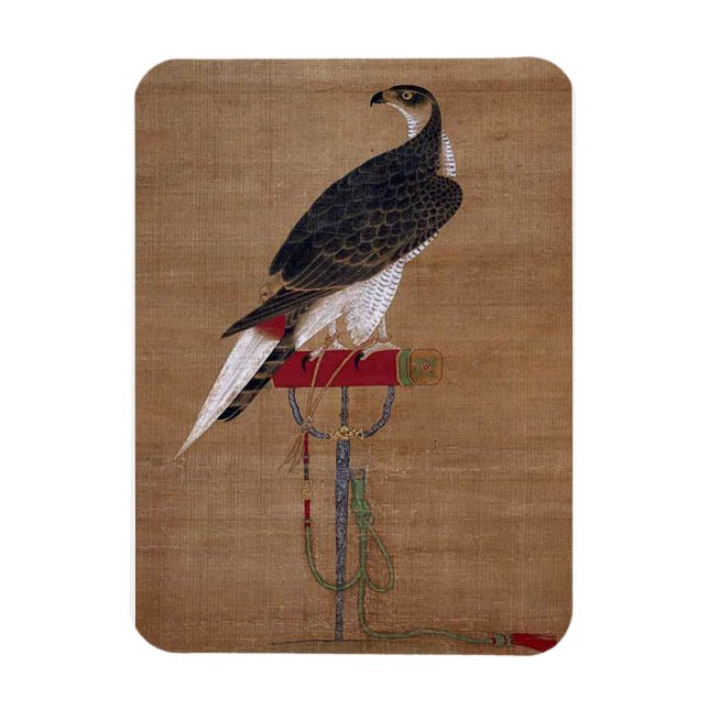 A Falcon - 1600-talets koreanska Rulla Magnet (Vertikal)