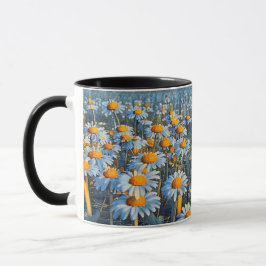 A fält fullt av blomningskameror - Kaffe Mugg