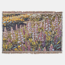 A fält-fullt blommor - Throw Blanket Filt