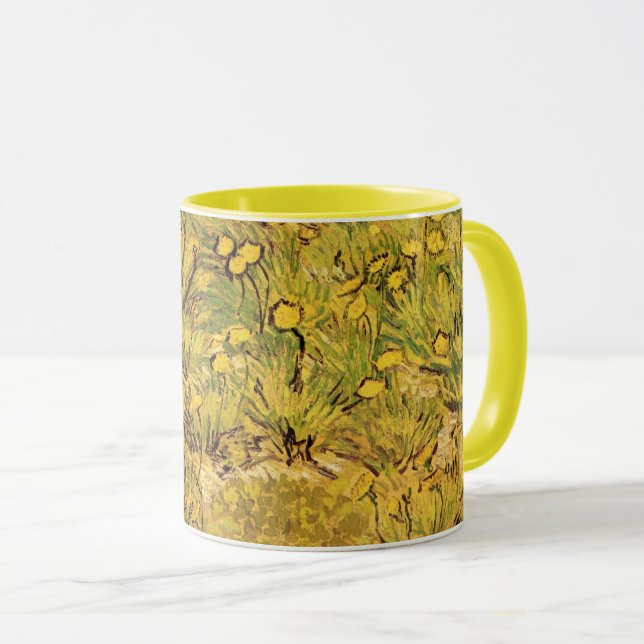 A Fält i Gula blommor av Vincent van Gogh Mugg (Framsida höger)