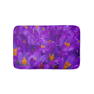 A Fält i Lila Crocuses Badrumsmatta