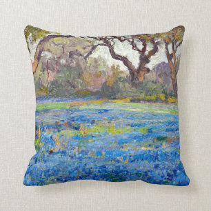 A Fält of Bluebonnets at Alamo Heights, 1919 Kudde