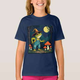 A Familiar Toad Witch Foraging At Night T Shirt