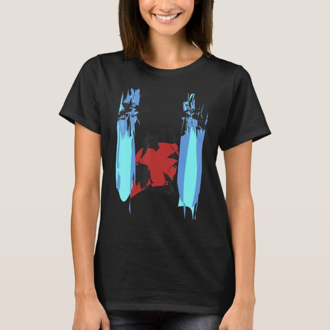 A FANTASTISK ABSTRAKT ANSIKTE 2 T SHIRT (Framsida)