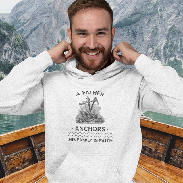 A Far Anchors sin familj i Faith Christian Hoodie (Skapare uppladdad)